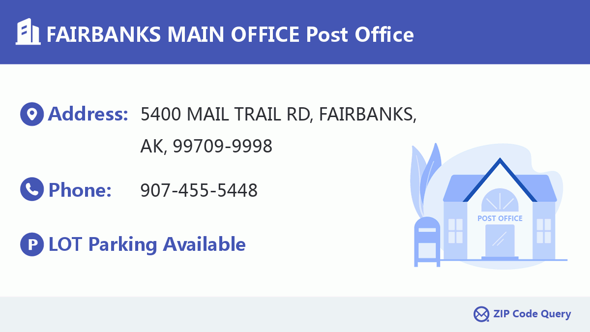 Post Office:FAIRBANKS MAIN OFFICE