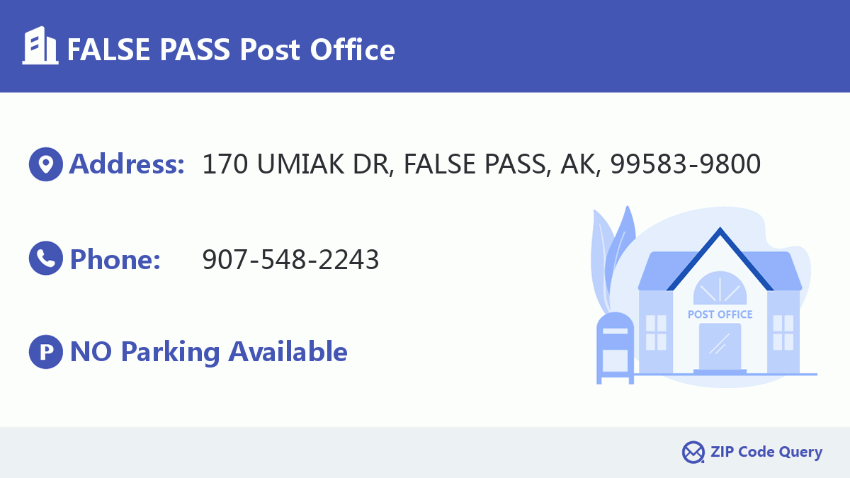 Post Office:FALSE PASS