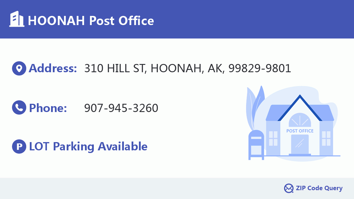 Post Office:HOONAH