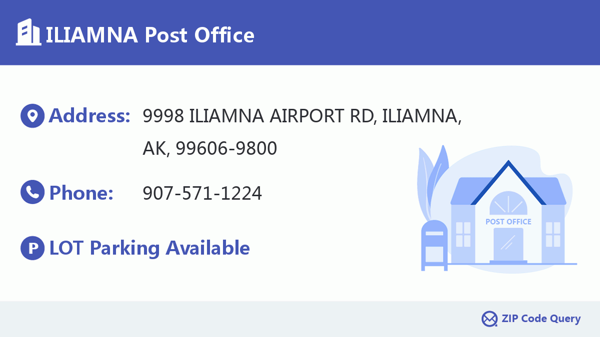 Post Office:ILIAMNA