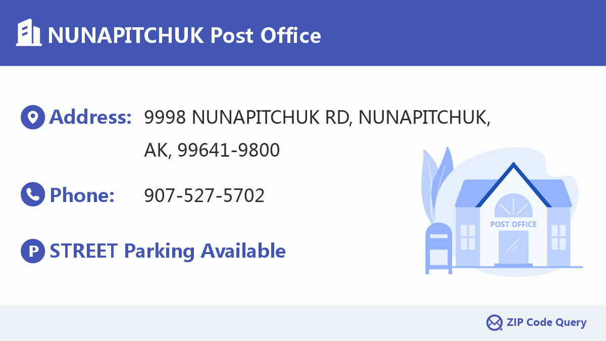 Post Office:NUNAPITCHUK