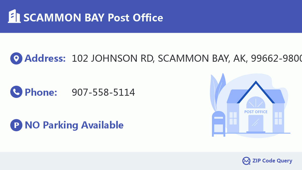 Post Office:SCAMMON BAY