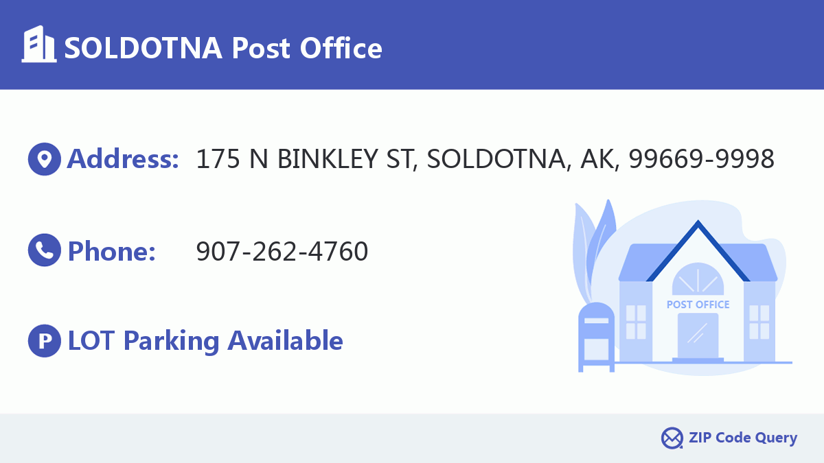 Post Office:SOLDOTNA