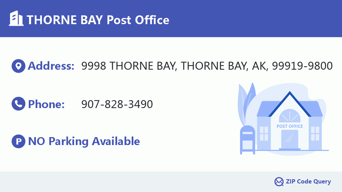 Post Office:THORNE BAY